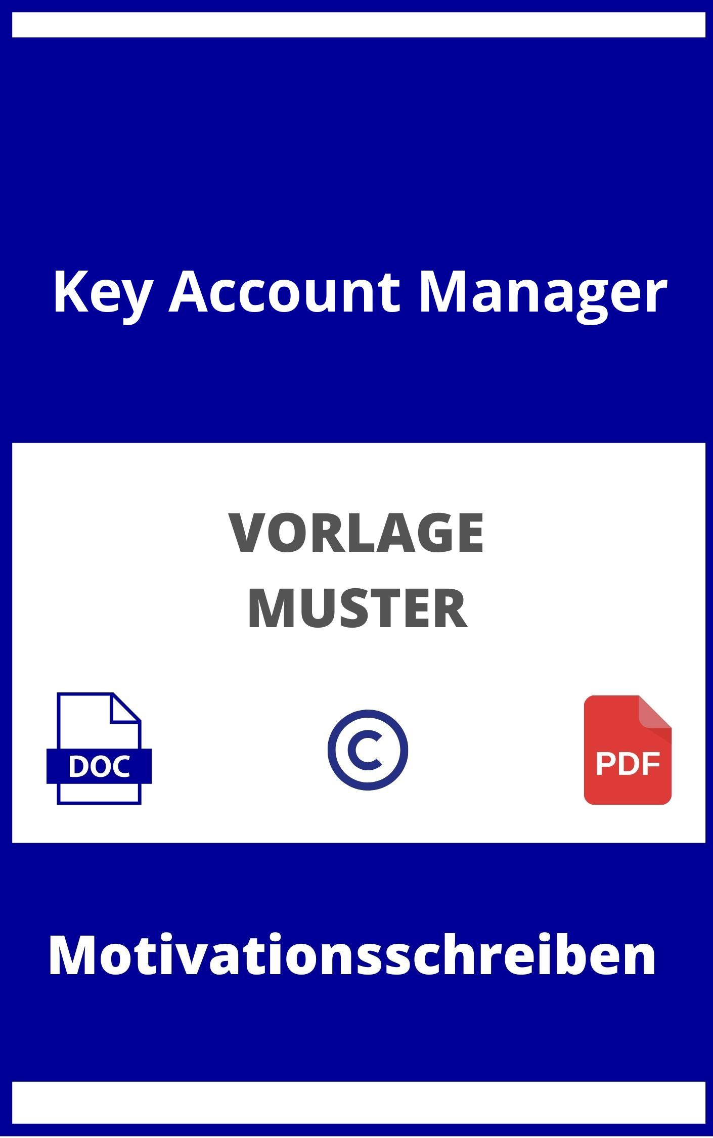 Motivationsschreiben Key Account Manager